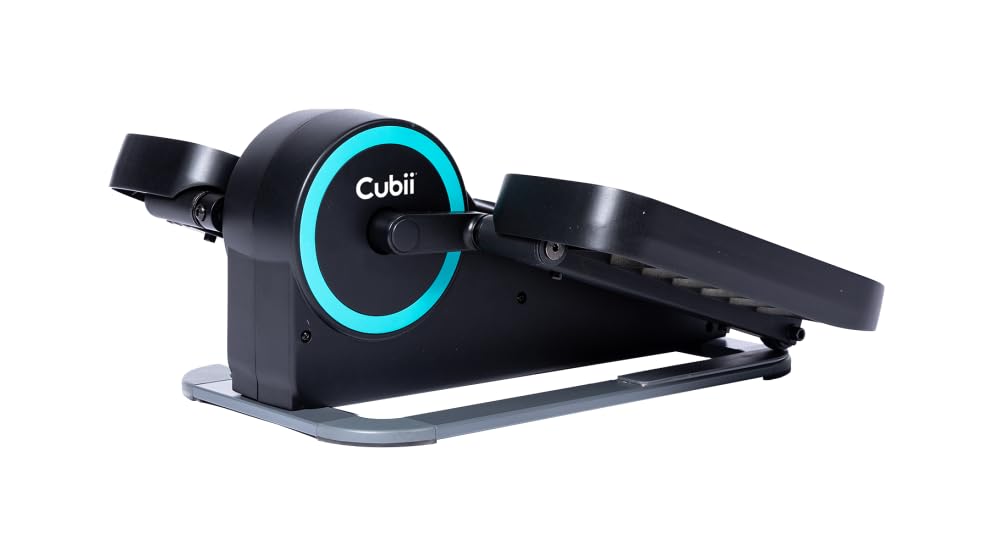 Cubii Move - Under Desk Elliptical Bike Pedal Exerciser Portable Seated Elliptical Machine W/Adjustable Workout Levels - Adult to Seniors