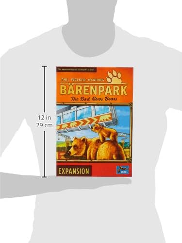 Barenpark Bad News Bears Board Game Expansion | Strategy Game | Fun Zoo Animal Themed Puzzle Game for Adults and Kids | Ages 8+ | 2-4 Players | Average Playtime 30-45 Minutes | Made by Lookout Games