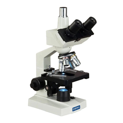 OMAX M837L Series Trinocular Lab Compound Microscope - 40X-1600X Magnification - Professional Microscope for Adults with LED Illumination