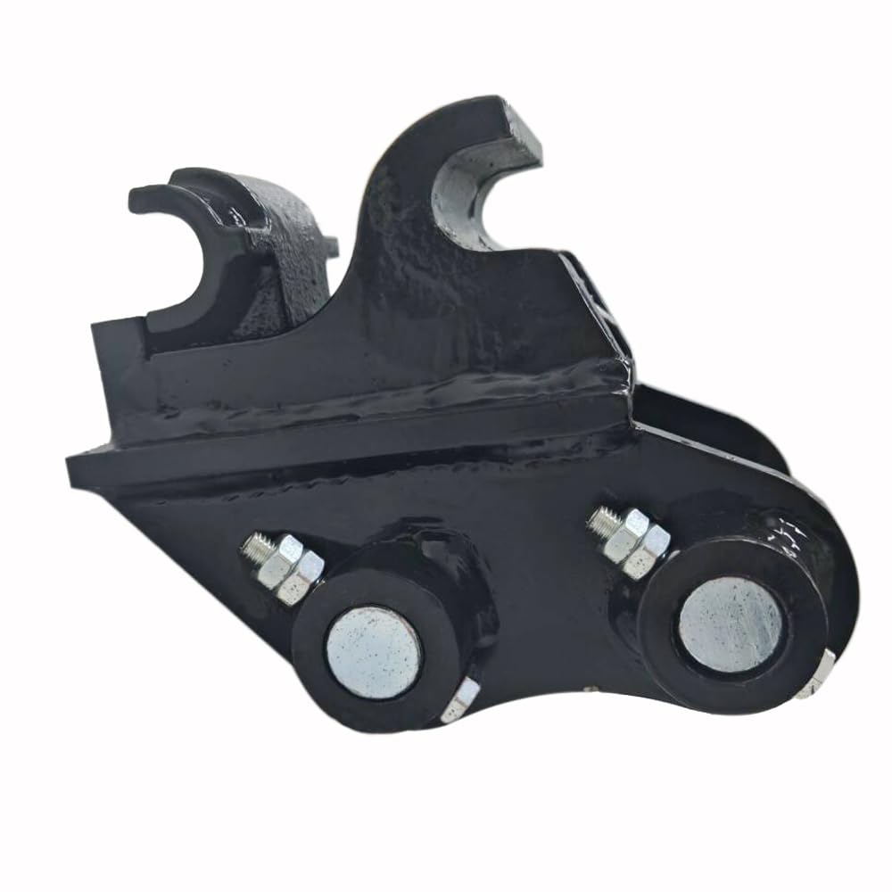 INTBUYING Mini Excavator Attachment Quick Change Quick-Hook Coupler for mini-excavators Span: 3.54in Bore: 0.98in,Center Wheelbase: 3.54in
