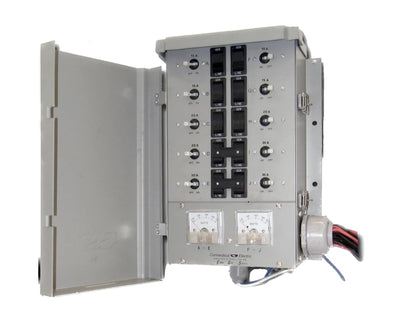 Connecticut Electric EmerGen Backup Power Manual Transfer Switch - 50 Amp, 10-Circuit, 12500 Watts, for Generator (Transfer Switch Only)