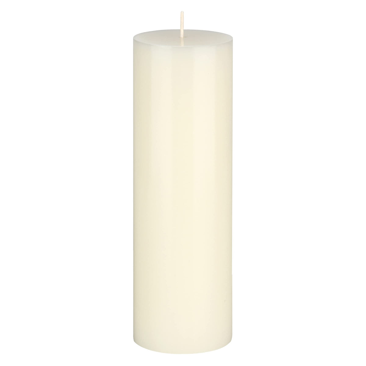 Mega Candles 1 pc Unscented Solid Ivory Pillar Candles, Hand Poured Premium Wax Candle 3 Inch x 9 Inch, Home Décor, Spas, Weddings, Occasions, Party, Centerpieces, Holidays, Vigils, Prayers