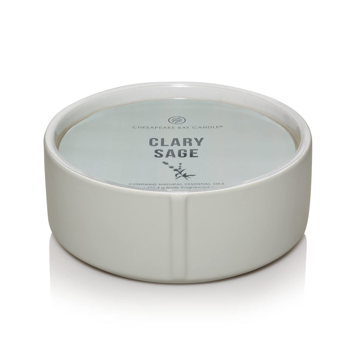 Chesapeake Bay Candle PT42075 Candle, Multi-Wick Ceramic, Clary Sage