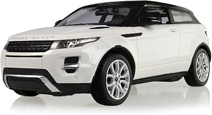 RASTAR Authorized 1:14 Land Rover Range Rover Evoque RC Toy Car with LED Lights (White) + Worldwide