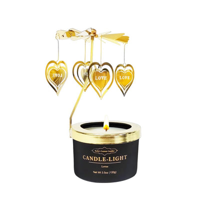 Kelly's Custom Candles Gifts for Women,Her,Funny Gifts for Her,Unique Birthday Candle Gift for Mom and Wife,Birthday,Rotating Scented Candles(Love).