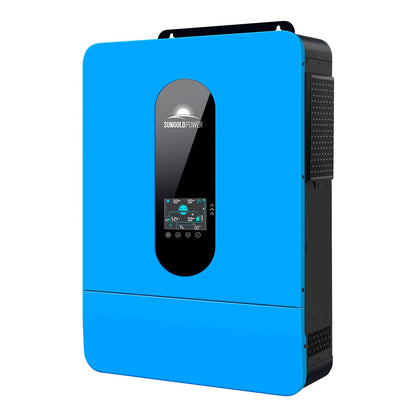 SUNGOLDPOWER UL1741 6500W DC 48V Split Phase Solar Inverter,120V/240V AC Input/Output (settable),Built-in 2 MPPT,Max. 140A Battery Charging,All in One Inverter for Home,Off Grid(Support Parallel)