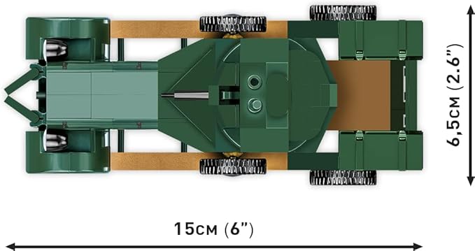 267 Pcs Hc Great War /2988/ Rolls Royce Armoured Car Scale1:35
