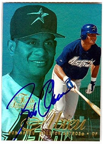 Sports Memorabilia Autograph Warehouse 301999 1997 Bob Abreu Autographed No.2 Baseball Card - Houston Astros SC