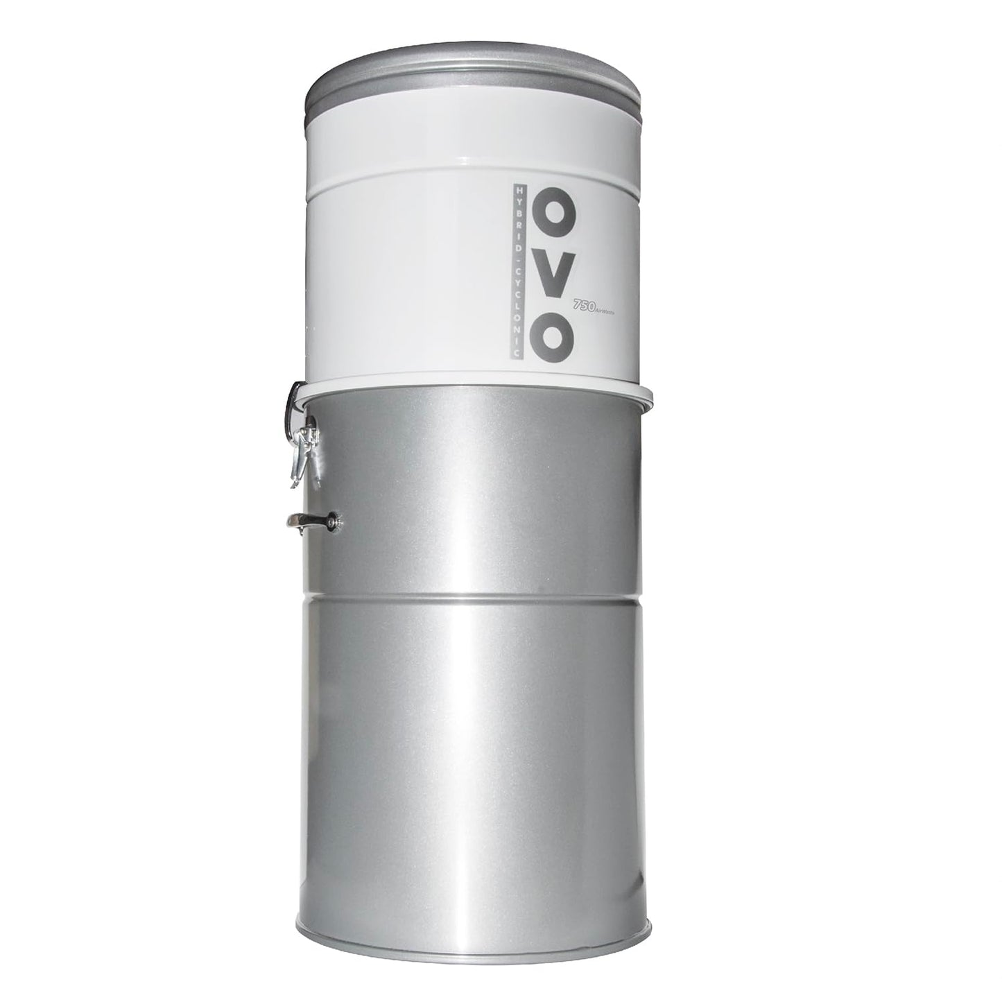 OVO 750 Airwatts Heavy Duty Powerful Central Vacuum System, Hybrid Filtration (with or Without Disposable Bags) 35L or 9.25Gal Bottom Load Dust Bin