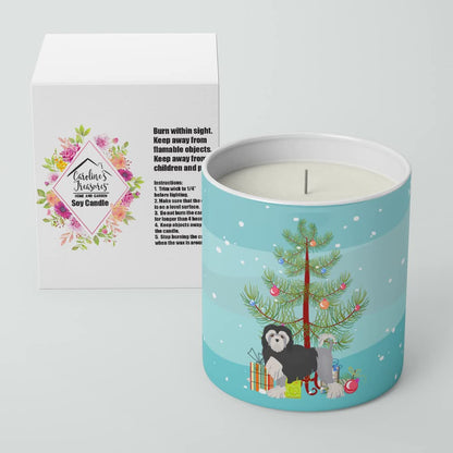 Caroline's Treasures CK3470CDL Lowchen or Little Lion Dog Christmas Tree 10 oz Decorative Soy Candle Nature Soy Wax Essential Oil Home Decor Ideal for Bedroom Kitchen Bath Office Gift, 10 oz