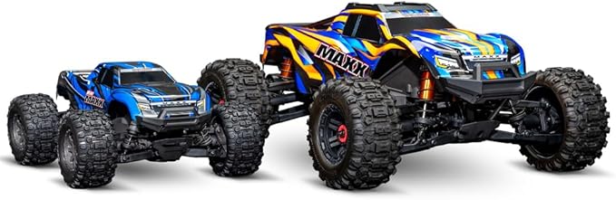 107154-1BLUE Traxxas Mini Maxx BL-2S - Blue