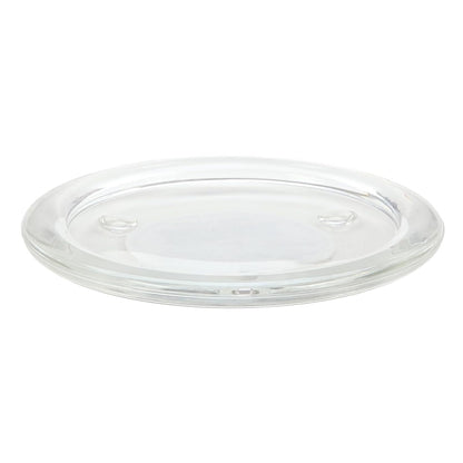 WGV Tea Light Votive Candle Holder Plate 4" W, Clear Flat Plate Glass, Small Home Accent Decor, 1 Pc