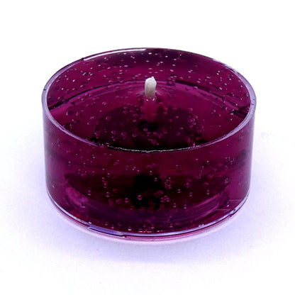 24 Pack of Black Raspberry Vanilla Inspired Scented Gentle Floral Aroma Up to 8 Hour Tea Lights by The Gel Candle Company™