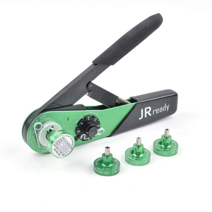 JRready YJQ-W7A M22520/7-01 Series Aerospace Pin/Soc Intermediate Adjustable Indent Crimping Tool 16-28AWG