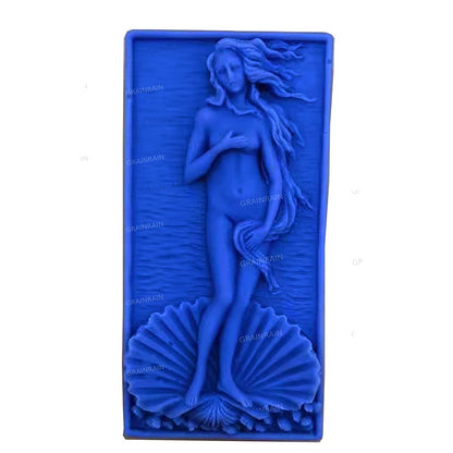Angle Venus Silicone Soap Molds Soap Molds for Soap Making Silicon Molds for Soaps DIY Craft Handmade Soap Candle Plaster Resin Mould (12306)
