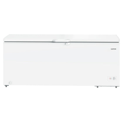 21 Cu. Ft. Convertible Refrigerator/Chest Freezer, Commercial Chest Freezer with 2 Baskets Top Opening, Easy Defrost Drain, for Home, Apartment, Basement, Garage, White