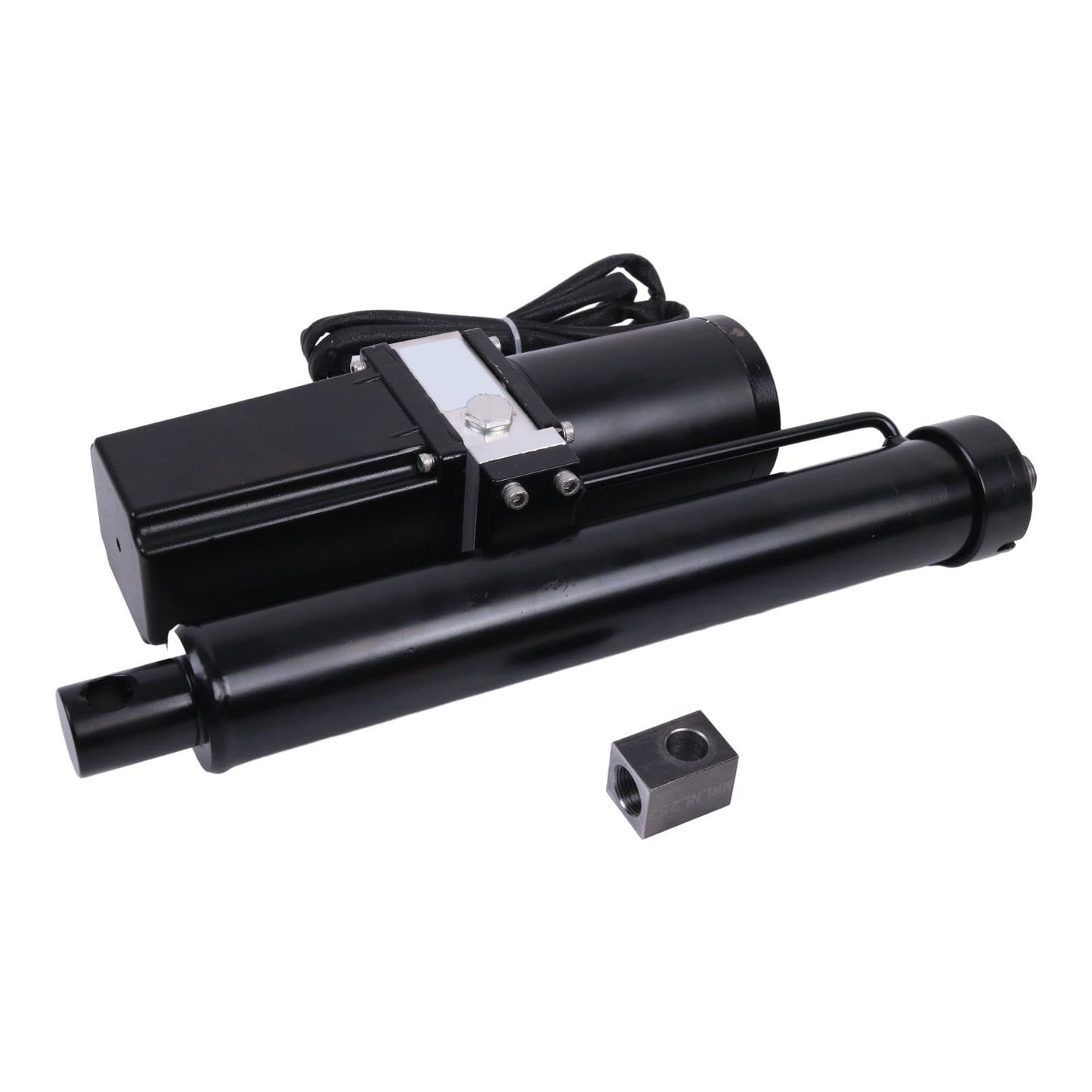 HOLDWELL 12V 10'' 25A Hydraulic Motor Heavy Duty Electric Linear Actuator 2300lbs Compatible with Dump Trailers, Lift Tables, Solar Tracking System, Wheelchair Lift