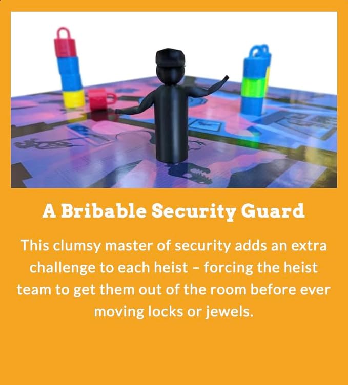 Tiny Laser Heist - A Hilariously Awkward 3D Heist Game Base + Expansion Pack 3+ Players Every Round is a Mini Escape Room