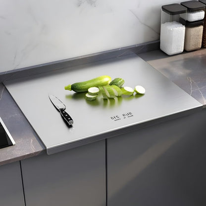 Stainless Steel Cutting Board,Cutting Boards for Kitchen,Chopping Board,Large Cutting Board for Chopping Meat,Vegetables,Fruits,Cheese (27.56 * 22.83in)