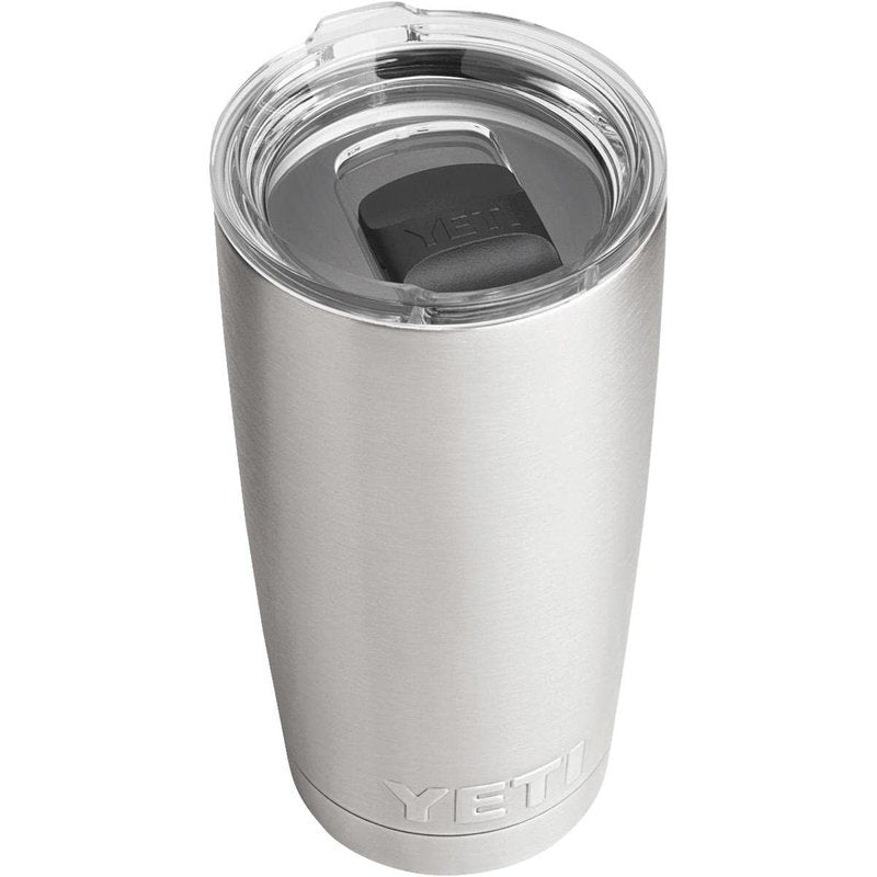 YETI Rambler 20 oz Tumbler, Stainless Steel, Vacuum Insulated with MagSlider Lid, Stainless