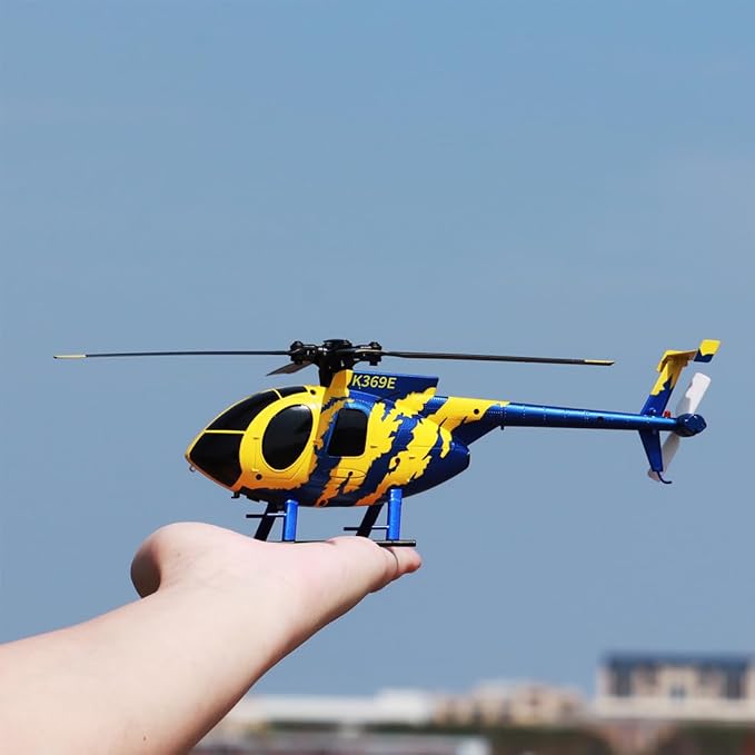RC ERA C184 MD500 RC Helicopter for Adults 2.4G 4CH 6-Axis Gyroscope Stabilized Helicopter RTF Remote Control Electric Aircraft with Optical Flow for Beginners - 1PCS Battery