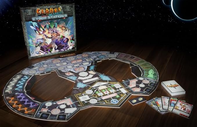 Renegade Game Studios - Clank ! Dans l’Espace ! Extension Cyber Station 11 - Jeu de Deck Building Exploration et Prise de Risque - 2 à 4 joueurs - 12+