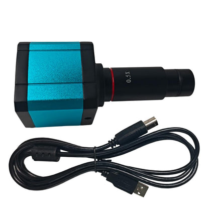 LUOYIILEA 37MP 1080P 60FPS Microscope Camera, HDMI USB C-Mount Industrial Microscope Camera with 30mm/30.5mm Adapter for Lab Research & Inspection, 2K Video Output
