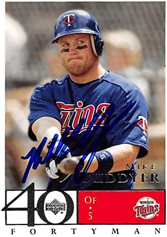 Sports Memorabilia Autograph Warehouse 270070 Michael Cuddyer Autographed Baseball Card - Minnesota Twins FT 2003 Upper Deck Fortyman - No. 294