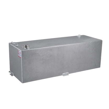 RDS MFG INC 71792 Rectangular Transfer Fuel Tank - 80 Gallon Capacity, 50" L x 20" W x 19" H, Silver Mill Finish Aluminum