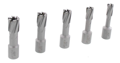 Steel Dragon Tools 13pc. Tungsten Carbide Tipped Annular Cutter Kit 1-3/8" Depth and 1/2 in. to 1-1/16 in.