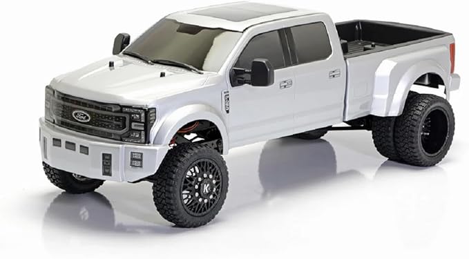 Helidirect CEN Racing 1/10 RC Crawler - F-450 SD KG1 Wheel Edition 4WD RTR Truck All-Terrain Water-Proof Axial SCX10 for RC Hobbyists Silver Mercury