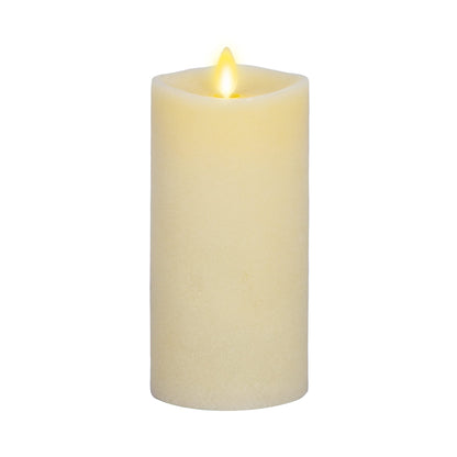Luminara - Flameless LED Battery Operated Flickering Pillar Candles - Ivory - Pack of 1-3x6.5 - Realistic Moving Flame Real Wax Indoor/Outdoor Decor