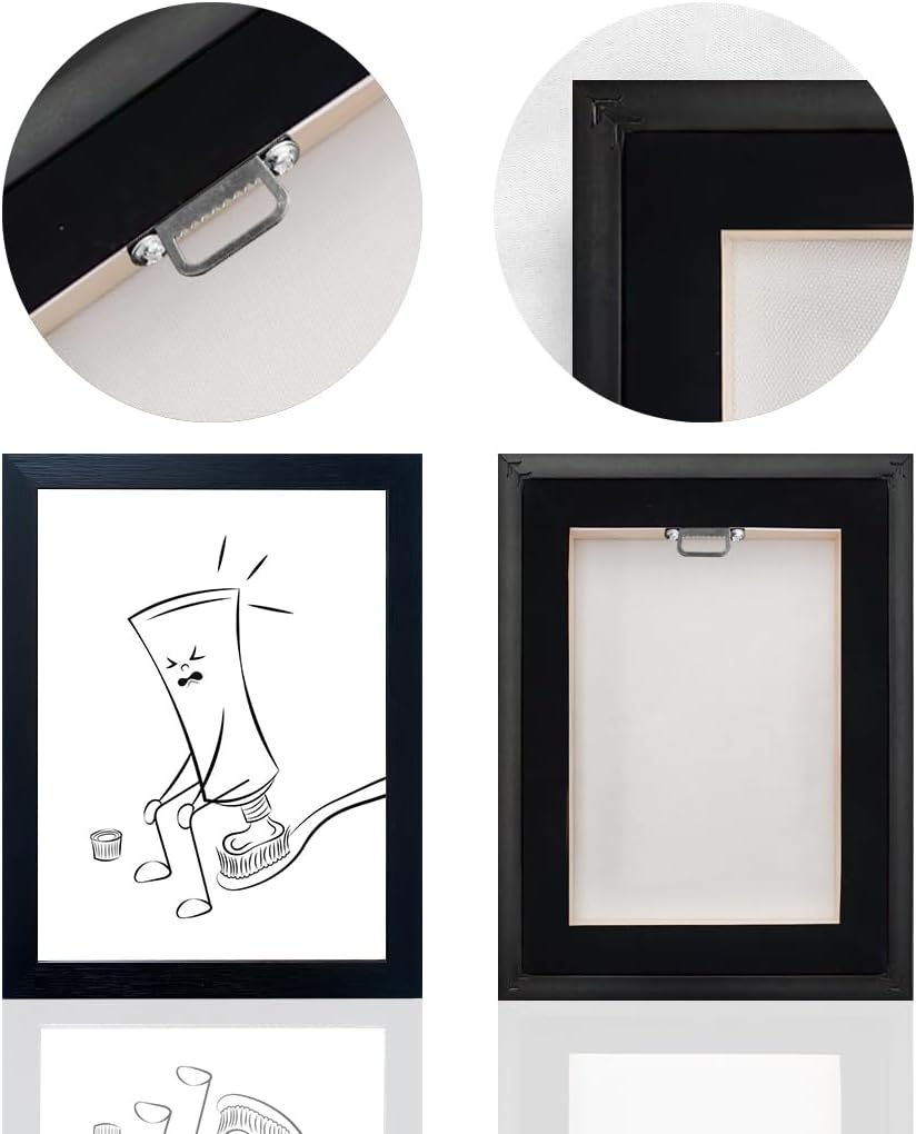 Regine Switzerland Black and White Bathroom Wall Art - Funny Toilet Decor Canvas Print | Minimalist Humor Design