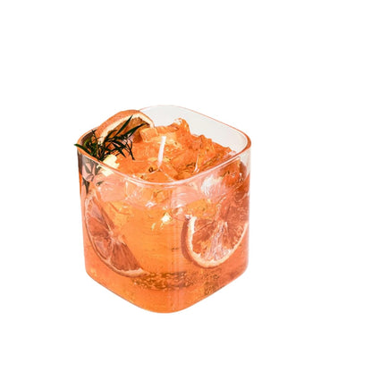 Soy Wax Scented Candle in Glass Jar|Orange Citrus&Rose Aromatherapy Candle |Relaxing Gifts for Women, Friends,Coworkers,Valentine,New Year|Stress Relief (Fruit-Orange)