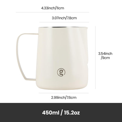 Gemilai G3006 White Espresso Machine & Burr Coffee Grinder & Digital Coffee Scales