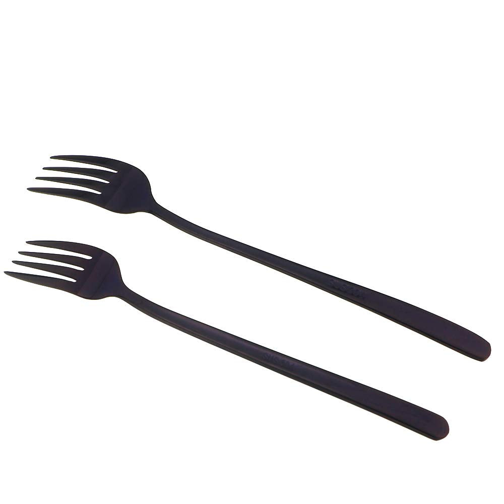 JASHII Mirror Polished Purple 30-Piece SUS304 Stainless Steel Flatware Set