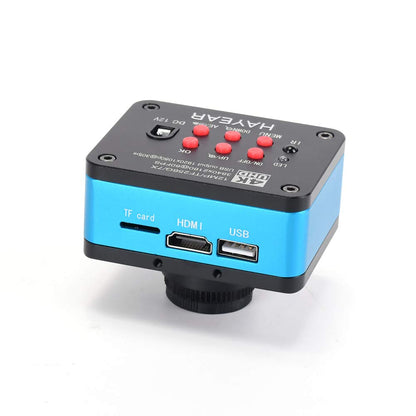 HAYEAR 4K UDH 2160P 1080P HDMI USB Industrial Microscope Camera for Machine PCB Board CPU Repair Soldering；PC Support Windows/Mac/Linux System