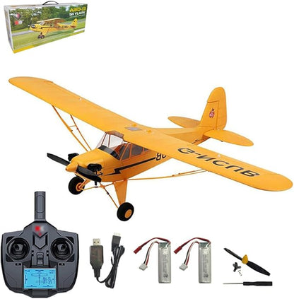 RC Plane A160 J3 RC Airplanes for Adults 3D 5CH Brushless RC Planes 6-Axis Gyro 2.4GHZ Stunt RC Glider with 2 Batteries and Spare Propeller
