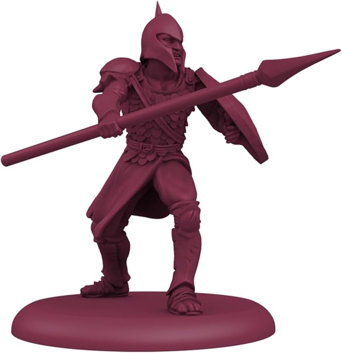 CMON A Song of Ice and Fire Tabletop Miniatures Unsullied Pikemen Unit Box - Elite Soldiers of Discipline and Strength Strategy Game for Adults Ages 14+ 2+ Players 45-60 Minute Playtime Made