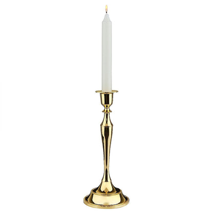 rockcloud Metal Taper Candle Holder Candlestick Decorative Centerpiece,9 inches,Gold