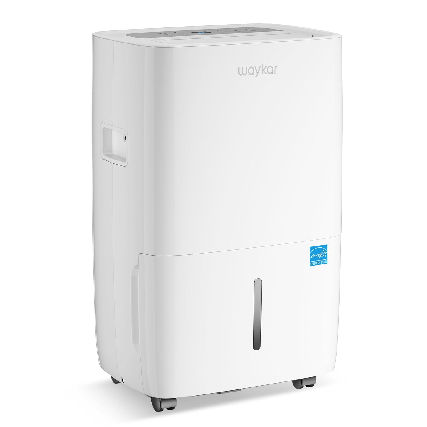 Waykar 120 Pints Energy Star Dehumidifier for Spaces up to 6,000 Sq. Ft at Home, in Basements and Large Rooms with Drain Hose and 1.14 Gallons Water Tank