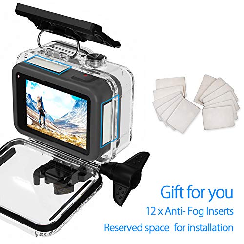 OKFUN Waterproof Housing Case for Go Pro Hero 13/12/11/10/9 Black,Protective Underwater Dive Case Shell with Quick Release Buckle Mount for Hero13/12/11/10/9 Black Action Camera Accessories