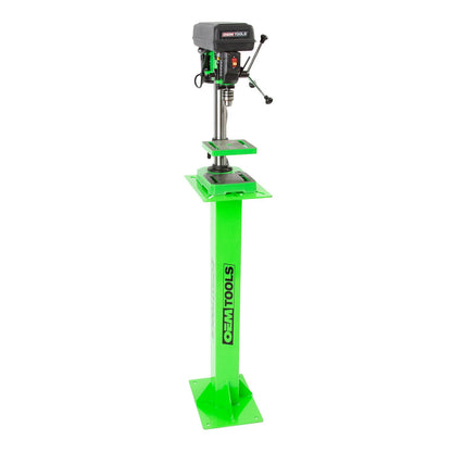 OEMTOOLS 24643 Bench Grinder Stand, Vise Stand, and Drill Press Stand, Heavy Duty Steel Base, Pre-Drilled for Equipment Stability, Top/Plate Dimensions 13.8" (L) x 9.8" (W) x 0.2" (H)