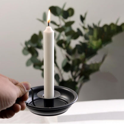 DONFAMDS Vintage Tealight Holder Metal Candlestick Holder Iron Candle Stand for Dining Table and Wedding Banquet