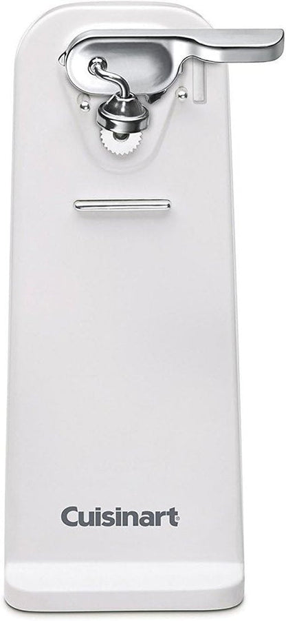 Cuisinart Deluxe Electric Can Opener - Single-Touch Automatic Design | Easy-Clean Detachable Lever, White