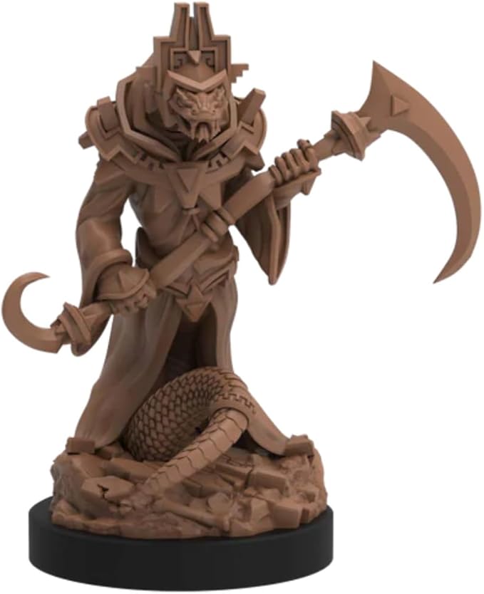 Epic Encounters: Chamber of The Serpent Folk - RPG Fantasy Roleplaying Tabletop Game with 20 Detailed Miniatures Double-Sided Game Mat &amp Game Master Adventure Book with Monster Stats 5E Compati