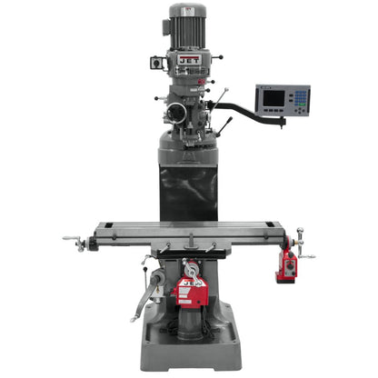 JET JTM-2 Mill With 3-Axis ACU-RITE 203 DRO (Quill) With X and Y-Axis Powerfeeds (690157)