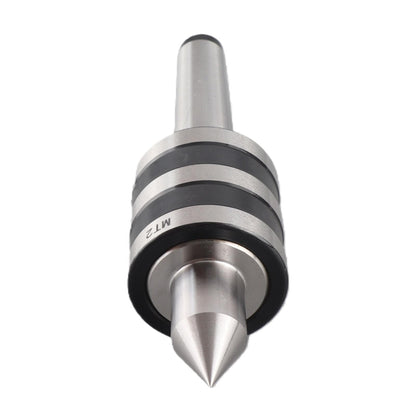 AUNMAS MT2 Live Revolving Center, High Medium Turning Tools Parts for Lathe Tailstock Machine High Speed Turning, 0.01 Accuracy