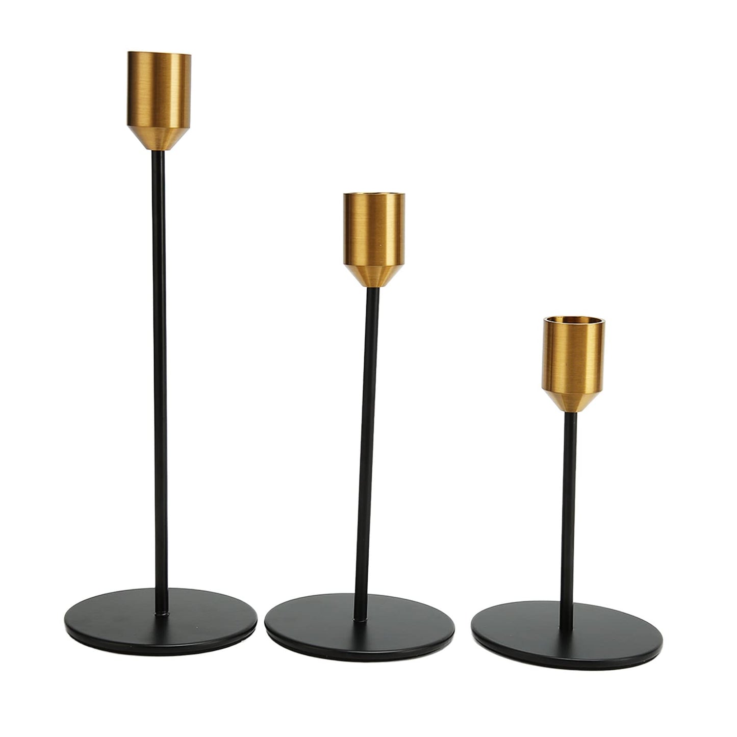 Antique Iron Candle Holder, Antique Elegant Romantic Taper Candle Holders Candlestick Stands Altar Supplies Mantle Decor for Wedding Dining Table