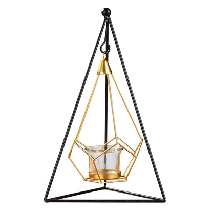 XILIN-1987 Candle Holderss Creative Wrought Iron Candlestick Romantic Candlelight Dinner Props Light Candle Holder Home Decorations Decorative Candlestick (Size : A)